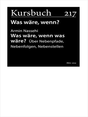 cover image of Was wäre, wenn was wäre?